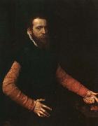 MOR VAN DASHORST, Anthonis Portrait of a Goldsmith oil painting